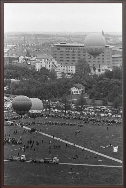 Ballonnen boven Den Haag - 1962