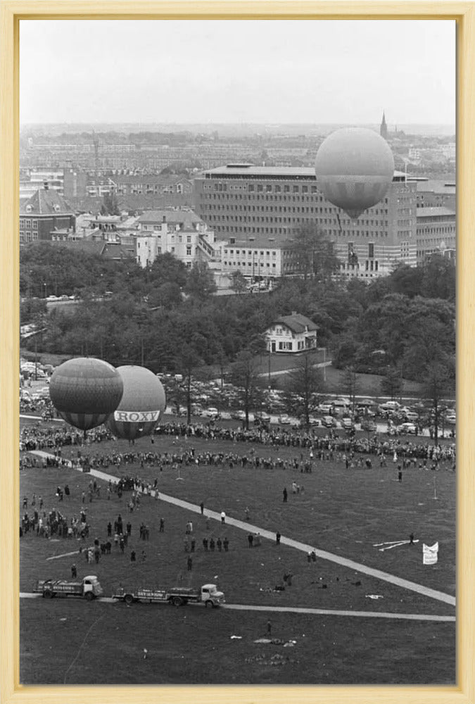 Ballonnen boven Den Haag - 1962