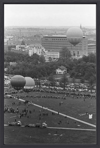Ballonnen boven Den Haag - 1962