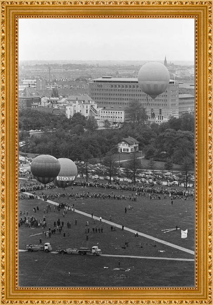 Ballonnen boven Den Haag - 1962