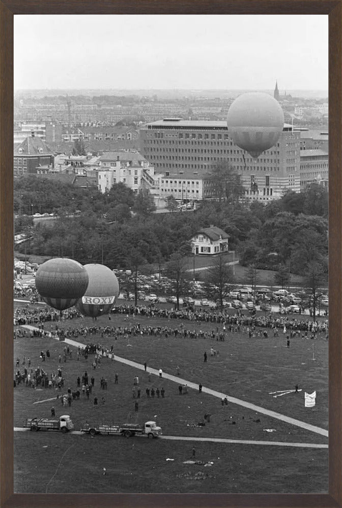 Ballonnen boven Den Haag - 1962