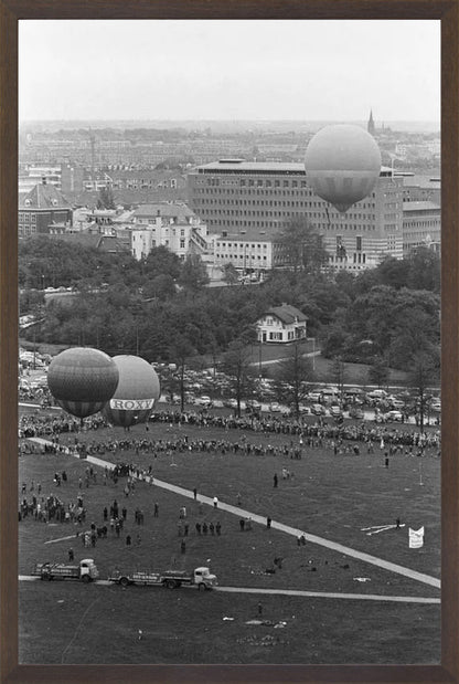 Ballonnen boven Den Haag - 1962
