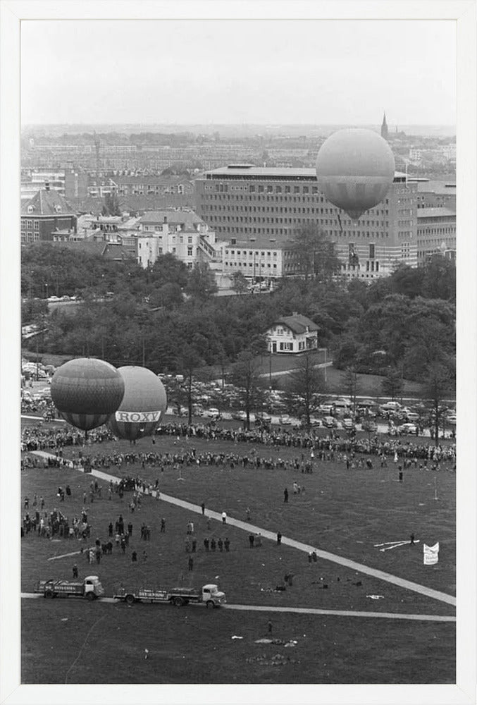 Ballonnen boven Den Haag - 1962