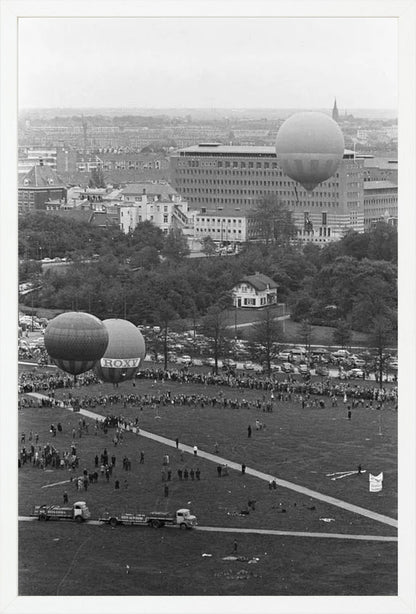 Ballonnen boven Den Haag - 1962