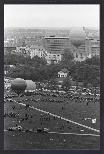 Ballonnen boven Den Haag - 1962