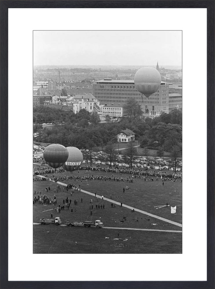 Ballonnen boven Den Haag - 1962