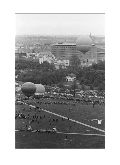 Ballonnen boven Den Haag - 1962