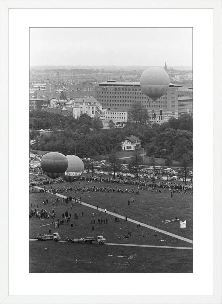 Ballonnen boven Den Haag - 1962