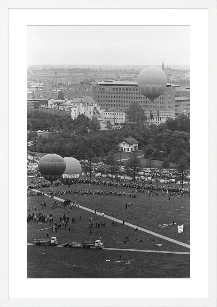 Ballonnen boven Den Haag - 1962