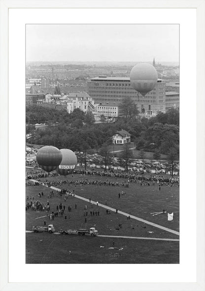 Ballonnen boven Den Haag - 1962