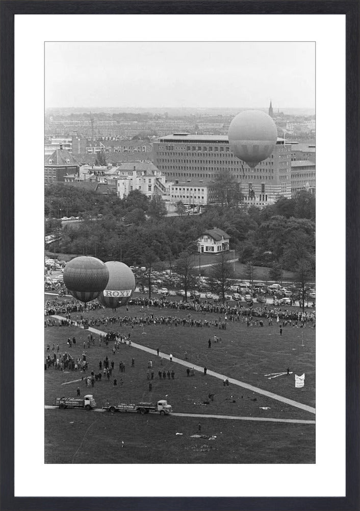 Ballonnen boven Den Haag - 1962