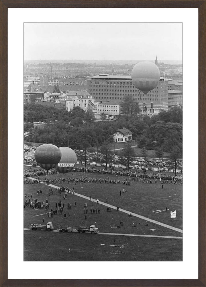 Ballonnen boven Den Haag - 1962