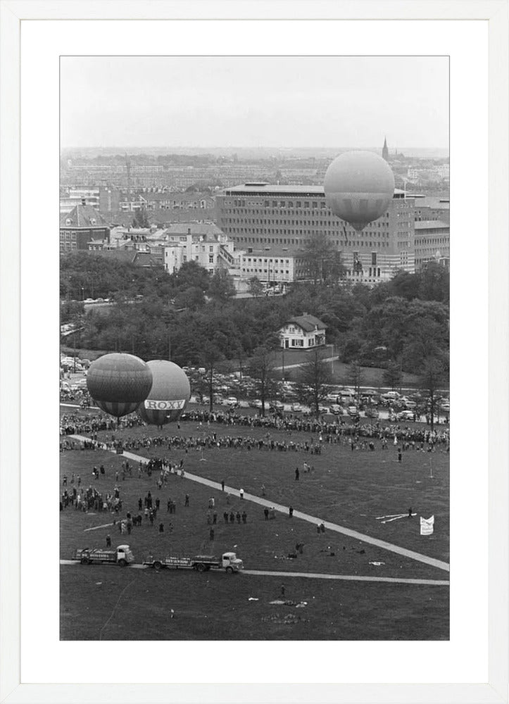 Ballonnen boven Den Haag - 1962