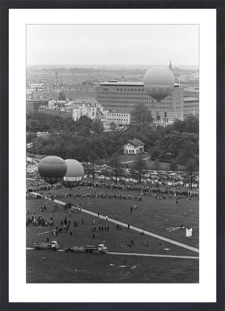 Ballonnen boven Den Haag - 1962