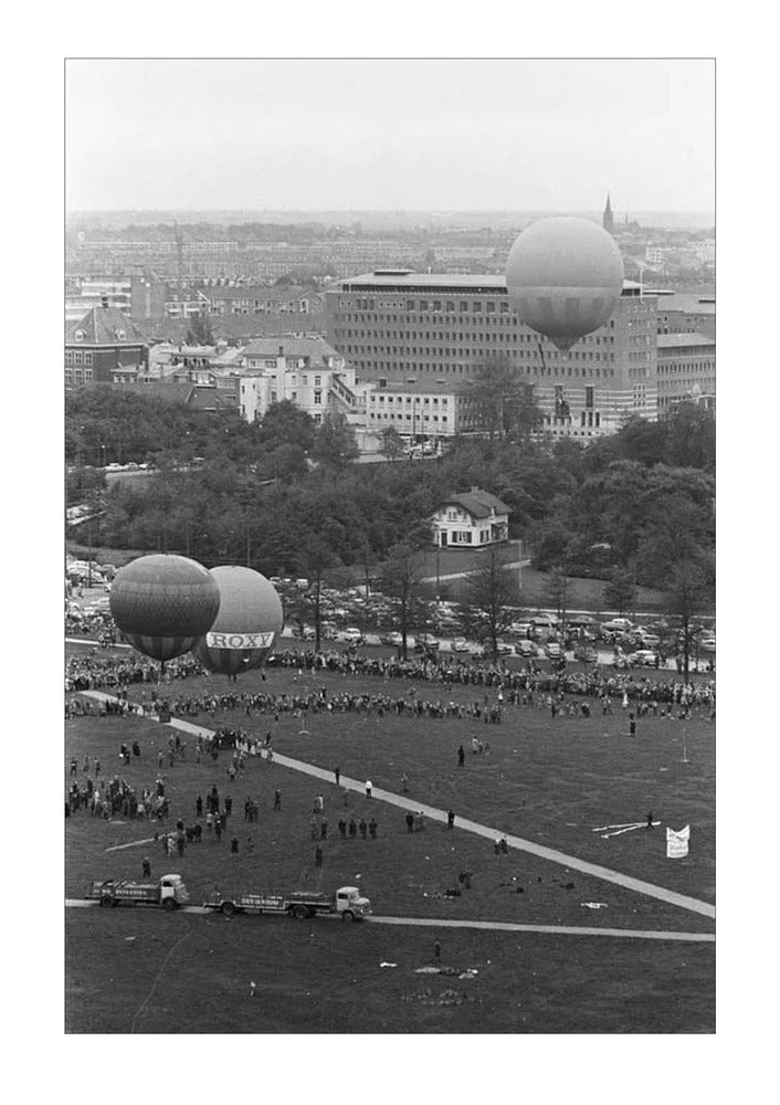 Ballonnen boven Den Haag - 1962