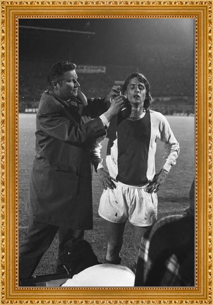 Johan Cruijff in de Halve Finale - 1971