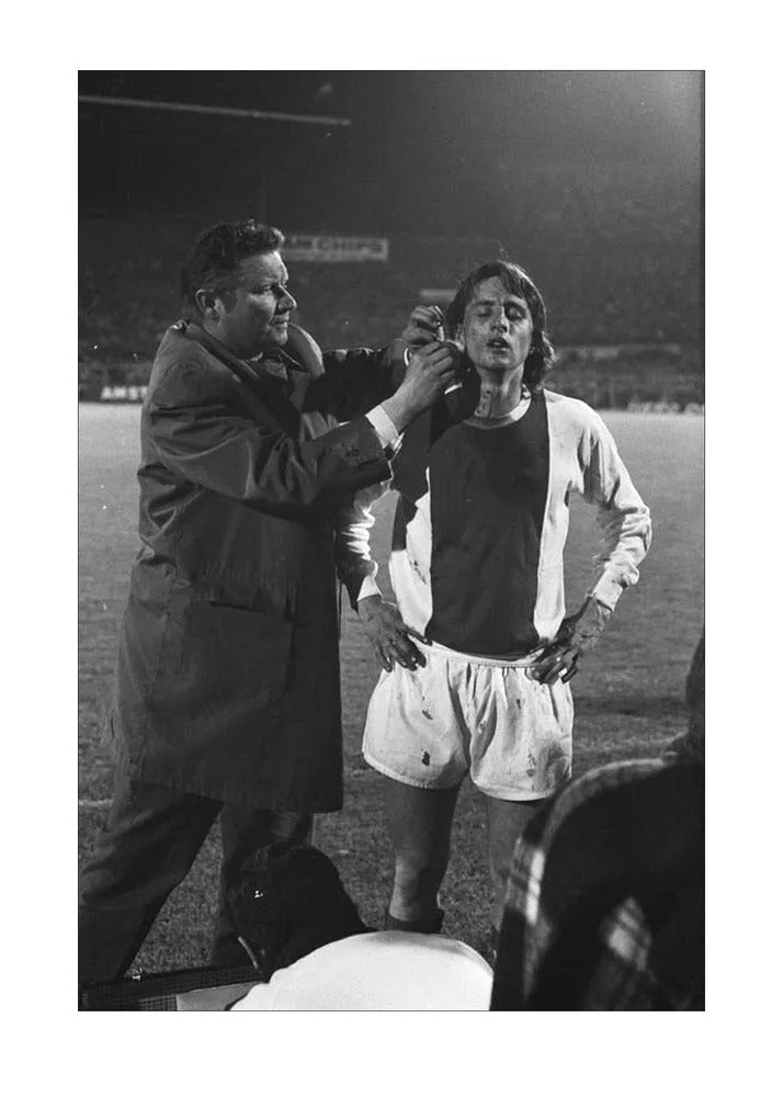 Johan Cruijff in de Halve Finale - 1971