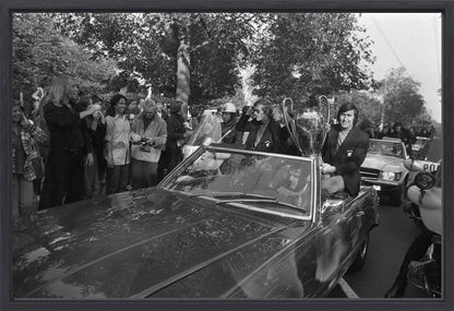 Keizer, Cruijff en Swart met de Europa Cup - 1972