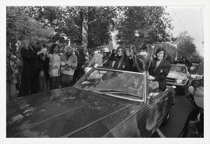 Keizer, Cruijff en Swart met de Europa Cup - 1972