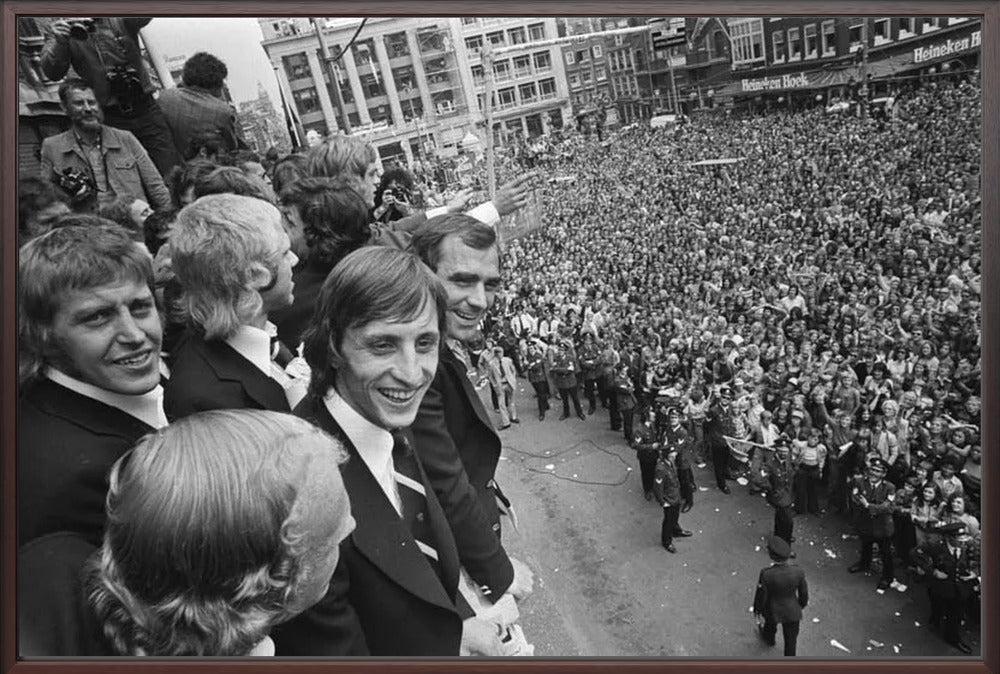 Johan Cruijff op het Leidseplein - 1974