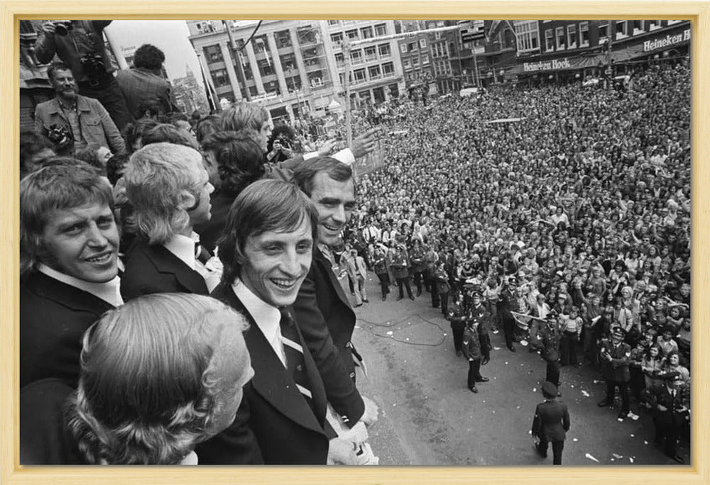 Johan Cruijff op het Leidseplein - 1974