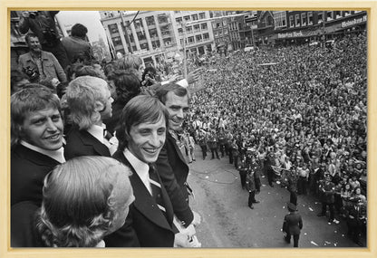 Johan Cruijff op het Leidseplein - 1974