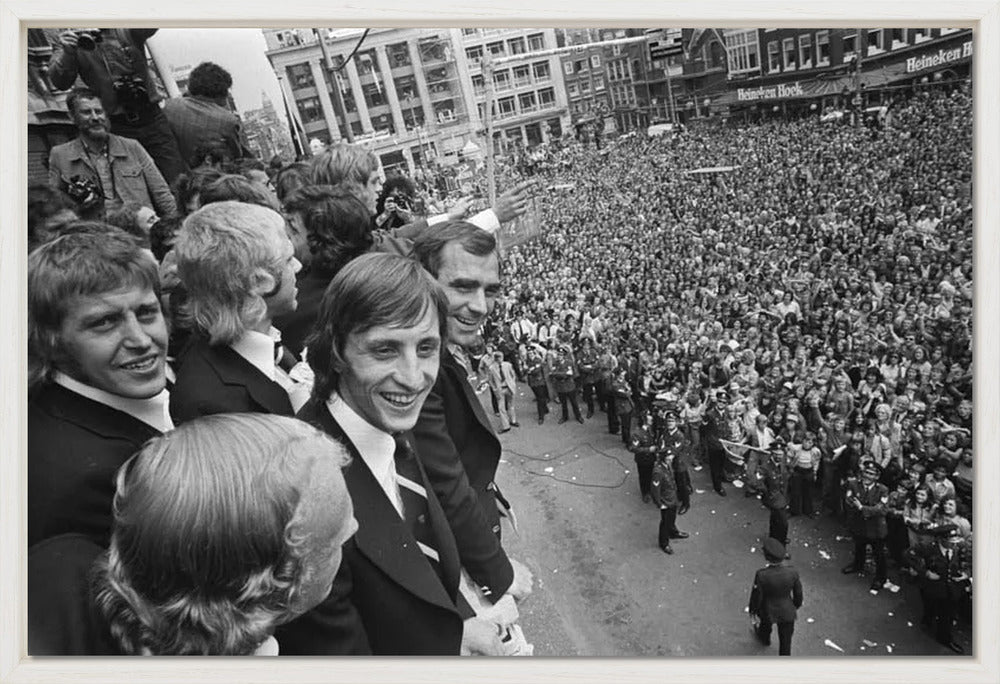 Johan Cruijff op het Leidseplein - 1974