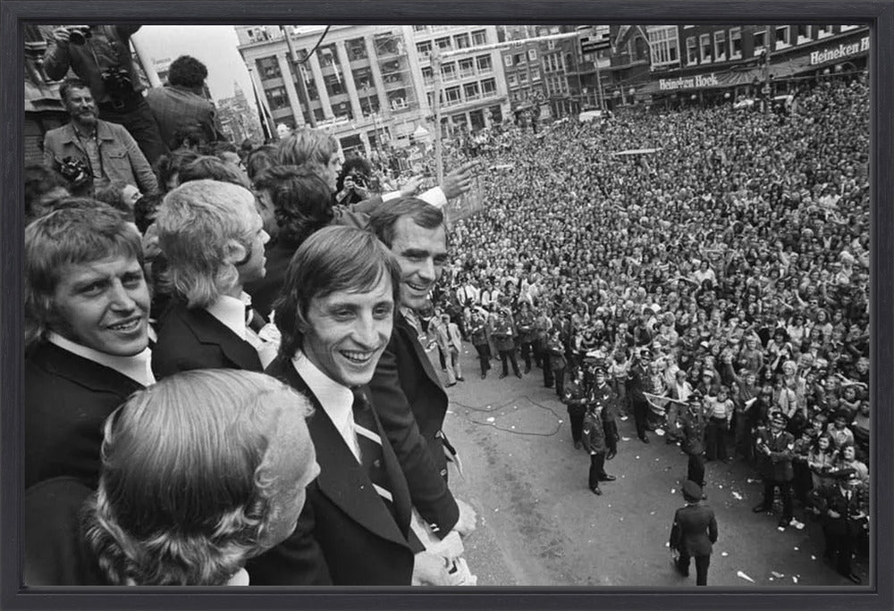 Johan Cruijff op het Leidseplein - 1974
