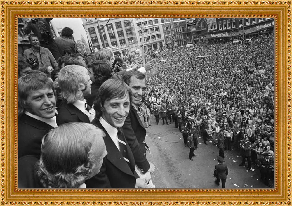 Johan Cruijff op het Leidseplein - 1974