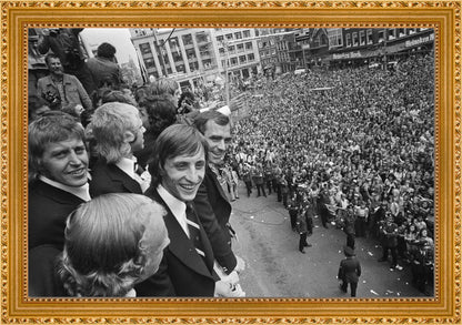 Johan Cruijff op het Leidseplein - 1974