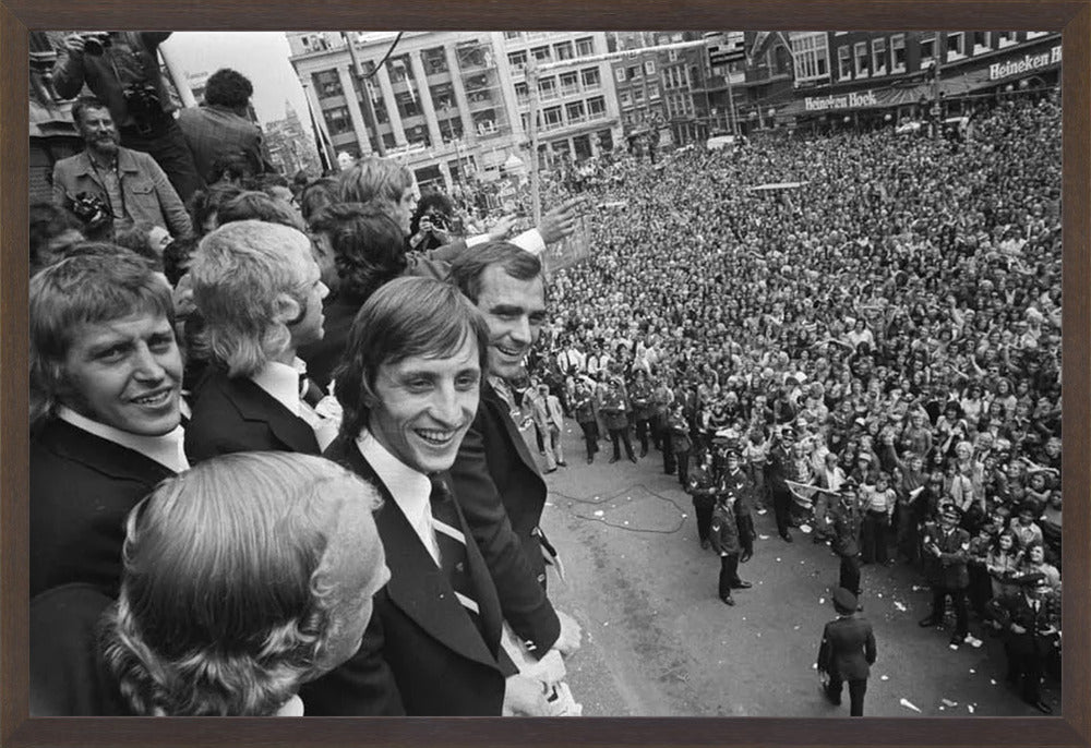 Johan Cruijff op het Leidseplein - 1974