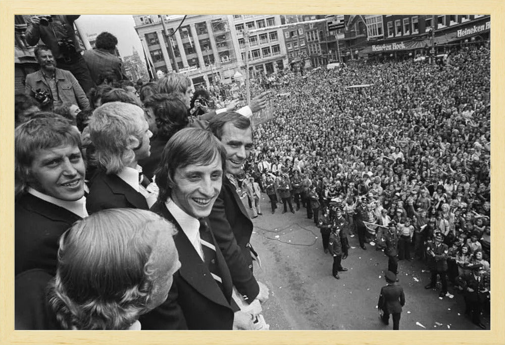 Johan Cruijff op het Leidseplein - 1974