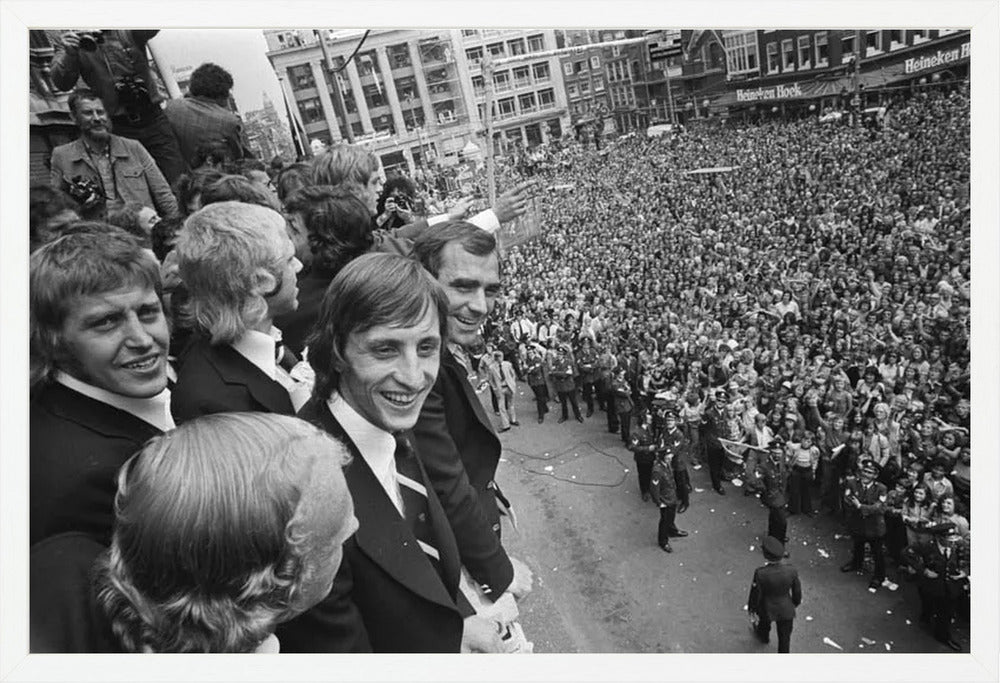Johan Cruijff op het Leidseplein - 1974