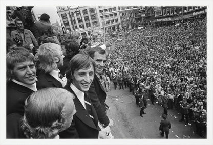 Johan Cruijff op het Leidseplein - 1974