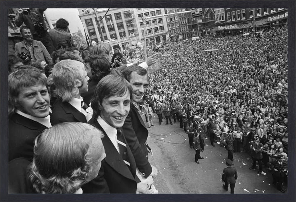 Johan Cruijff op het Leidseplein - 1974