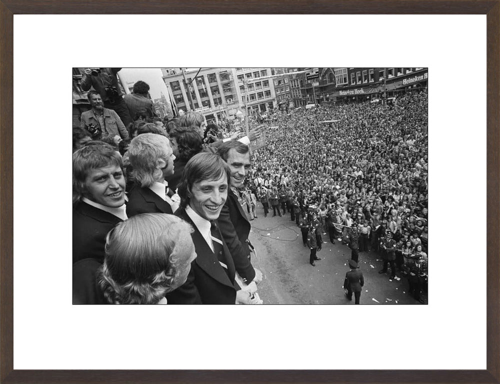 Johan Cruijff op het Leidseplein - 1974