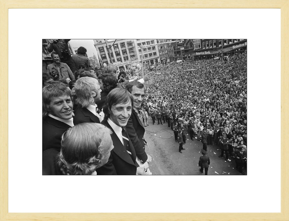 Johan Cruijff op het Leidseplein - 1974