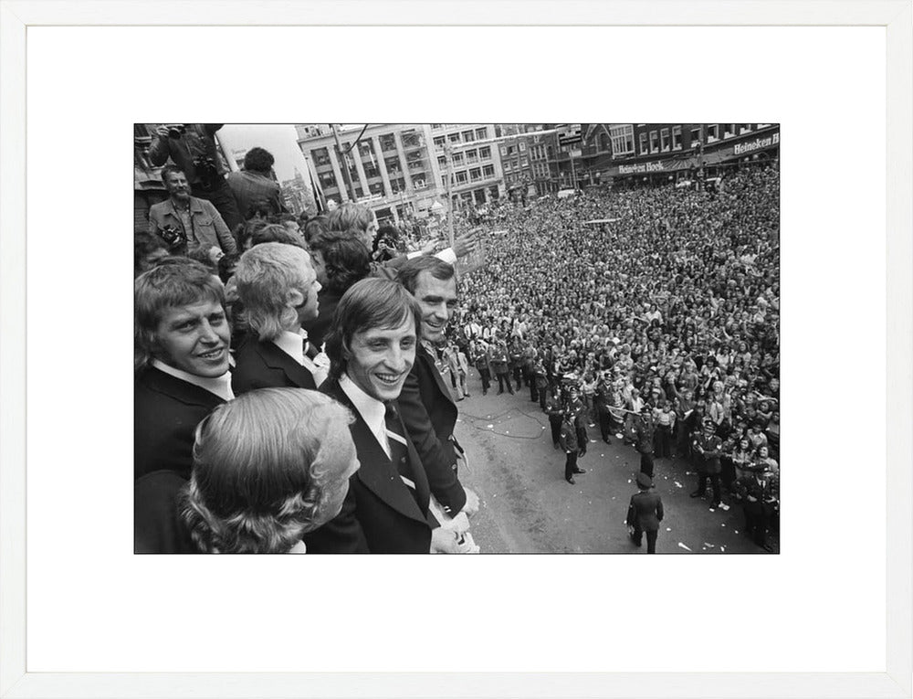 Johan Cruijff op het Leidseplein - 1974