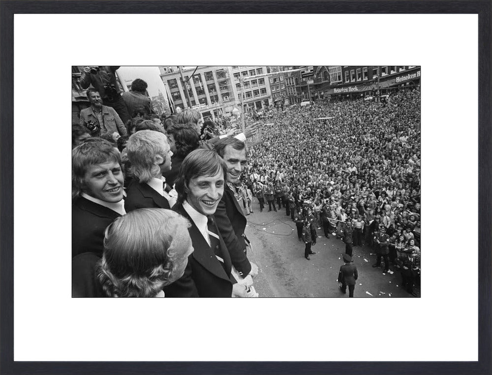 Johan Cruijff op het Leidseplein - 1974