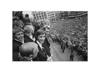 Johan Cruijff op het Leidseplein - 1974