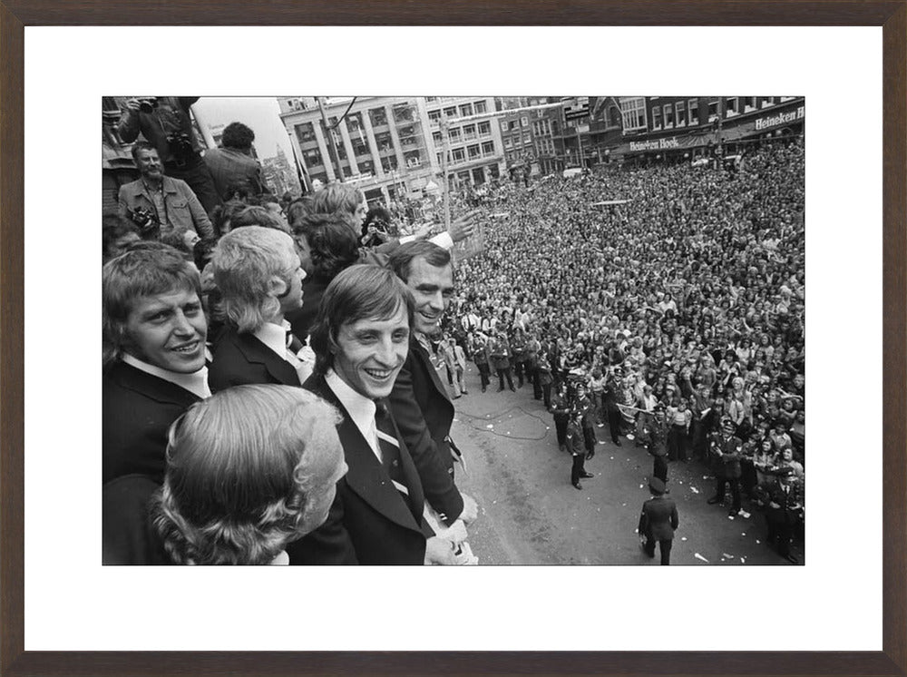 Johan Cruijff op het Leidseplein - 1974