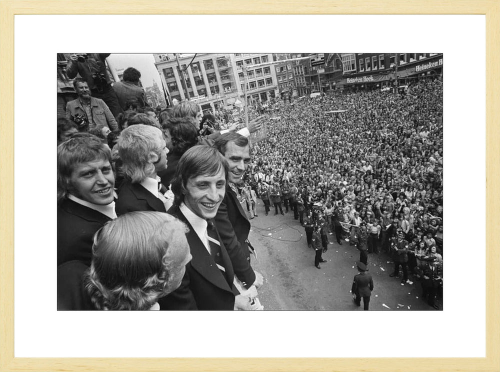 Johan Cruijff op het Leidseplein - 1974