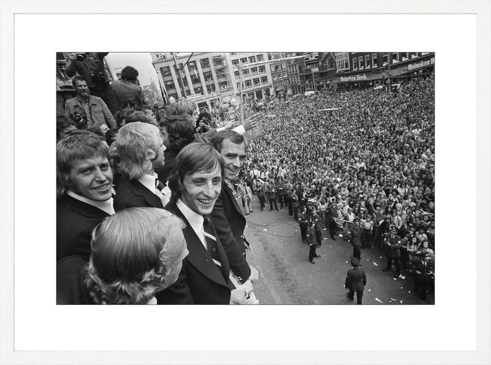 Johan Cruijff op het Leidseplein - 1974
