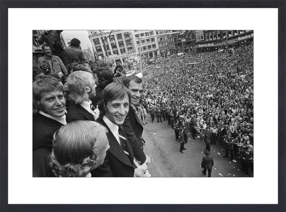 Johan Cruijff op het Leidseplein - 1974