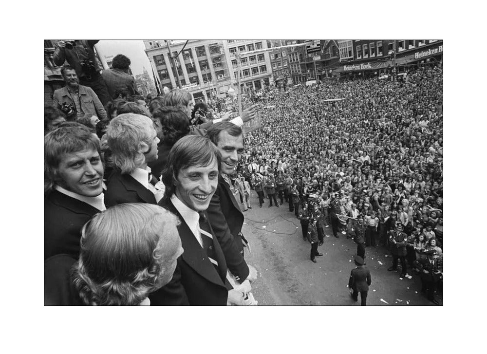 Johan Cruijff op het Leidseplein - 1974