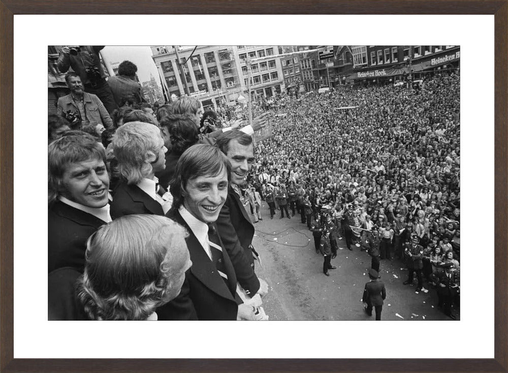 Johan Cruijff op het Leidseplein - 1974