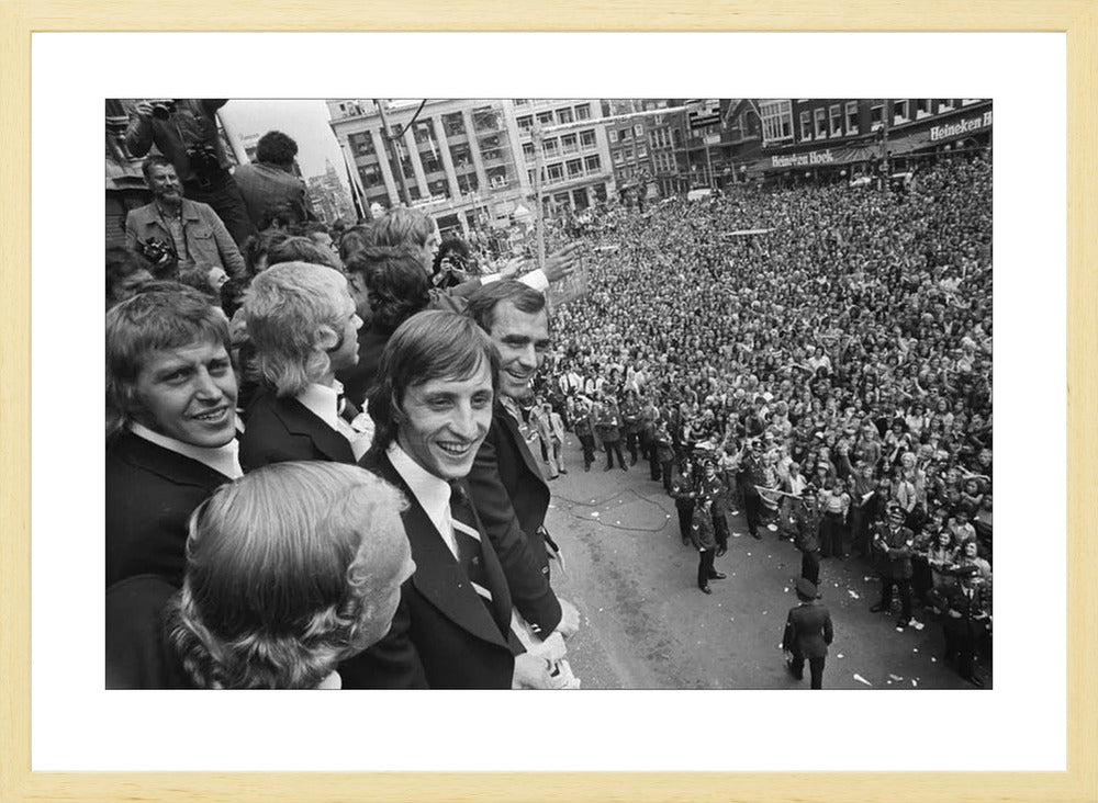 Johan Cruijff op het Leidseplein - 1974