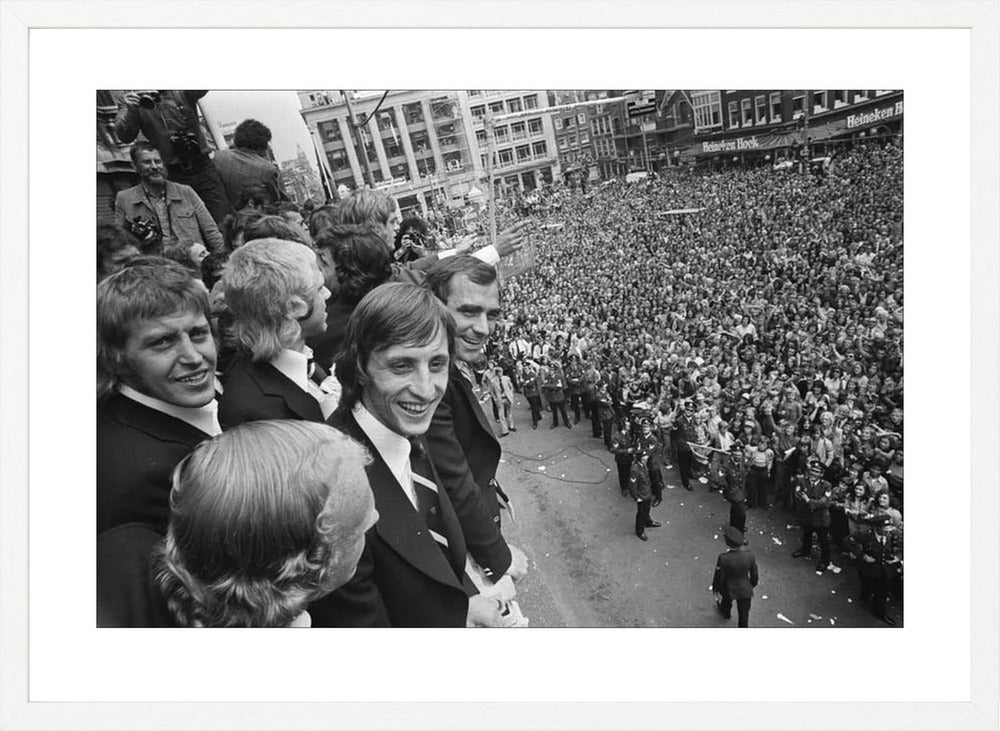 Johan Cruijff op het Leidseplein - 1974