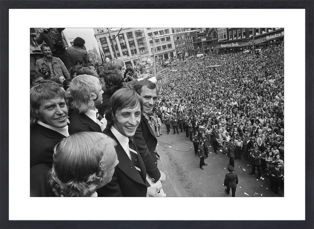 Johan Cruijff op het Leidseplein - 1974