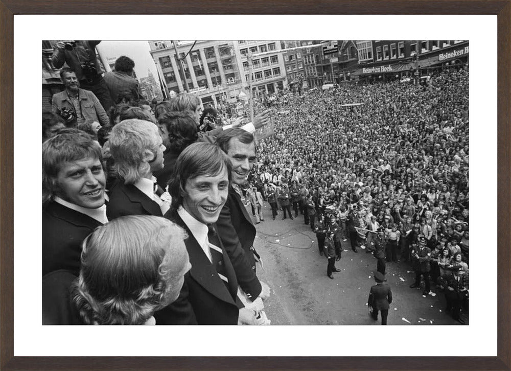 Johan Cruijff op het Leidseplein - 1974